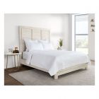 Classic Home Diamond White 4Pc King Quilt Set