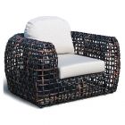 Skyline Design Dynasty Armchair With Cushion - Black Mushroom