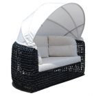 Skyline Design Dynasty Daybed With Cushion - Black Mushroom