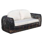 Skyline Design Dynasty Sofa With Cushion - Black Mushroom