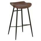 Fairfield Chair Nico Bar Stool in Brown Leather