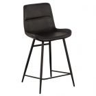 Fairfield Chair NaCounter Stool in Black Leather