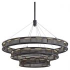 Troy Lighting Fuze Chandelier 1 Light - Soft Off Black (Promo)