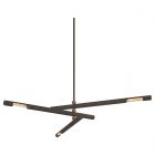 Troy Lighting Hendrix Chandelier 3 Light - Bronze (Dropshippable) (Promo)