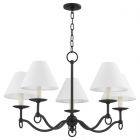 Troy Lighting Massi Chandelier 5 Light - Forged Iron (Dropshippable) (Promo)