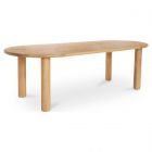 Moe's Home Collection Milo Large Dining Table in Oak