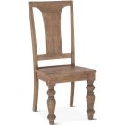 Home Trends & Designs Colonial Plantation Dining Chair in Weathered Teak