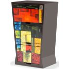 AICO Michael Amini Illusions V Shape Storage Chest 3 Drawers (Promo)
