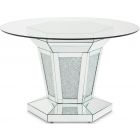 AICO Michael Amini Montreal Round Glass Dining Table (Promo)