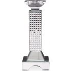 AICO Michael Amini Montreal Facet Candle Holder, Small