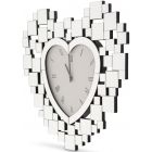 AICO Michael Amini Montreal Heart Shaped Clock 5055