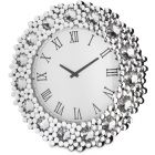 AICO Michael Amini Montreal Round Wall Clock 5435