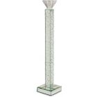 AICO Michael Amini Montreal Slender Mirrored Crystal Candle Holder Large (6/Pack)