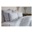 Classic Home French Herringbone Storm 3Pc Queen Duvet Set
