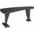 Noir Furniture Zigmund Desk, Cinder Black