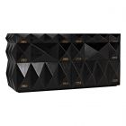 Noir Furniture Allegra Dresser, Hand Rubbed Black