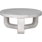 Noir Furniture Joel Coffee Table, White Wash