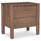 Moe's Home Collection Wiley Nightstand in Vintage Brown (Dropshippable)