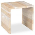 Moe's Home Collection Rosa Accent Table in Multicolor Marble (Dropshippable) (CL1A) - CLEARANCE SALE