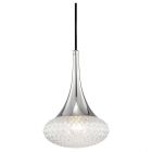 Mitzi Bella 1 Light Pendant, Medium - Polished Nickel (Dropshippable)