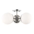 Mitzi Paige 3 Light Semi Flush - Polished Nickel (Dropshippable)