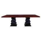 Lily Koo Harold 10 Dining Table in Havana, Black Monochrome