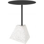 Nuevo Furniture Alma Side Table in Black/Confetti