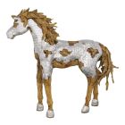 Phillips Collection Mustang Horse Armored Sculpture, Walking