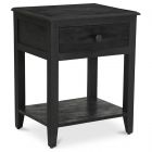 Moe's Home Collection Corrine Nightstand in Antique Black (Dropshippable)