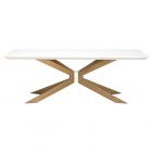 Essentials For Living District Industry Rectangle Dining Table - Ivory (Dropshippable) (FALLDINING25)