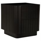 Moe's Home Collection Povera Nightstand in Black (Dropshippable)