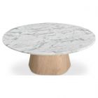 Moe's Home Collection Evelyn Coffee Table in Ashen Grey Matrix