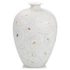 John Richard White Porcelain Vase with Gold II