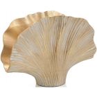 John Richards Gold Ginkgo Leaf Vase I