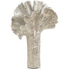 John Richard Ginkgo Leaf Vase in Nickel I - (Quick Ship)