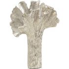 John Richard Ginkgo Leaf Vase in Nickel II - (Quick Ship)