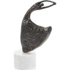 John Richards Windswept Waltz Sculpture on Marble, Black