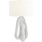 John Richards Terrene Table Lamp, White