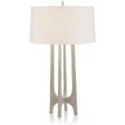 John Richard 31.5" Textured Arc Table Lamp In Nickel - #JRL-9999 (Dropshippable)