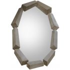 John Richards Trompe L'Oeil Mirror, Silver - (Quick Ship)