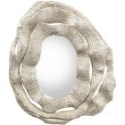 John Richards Brutalist Triple Frame Nickel Mirror - (Quick Ship)