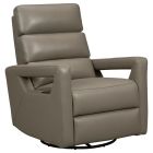 Barcalounger Jordan Power Swivel Glider Recliner with Power Head Rest, Lynn Smokey Gray