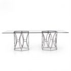 Bernhardt Interiors Argent Rectangular Dining Table (X35)