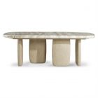 Bernhardt Arcadia Dining Table - Faux Stone - Limited-Time Free 5 year Warranty Offer!