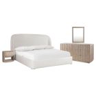 Bernhardt Loggia Shelter Bedroom Set with One Drawer Nightstand, King #B163