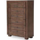 AICO Michael Amini Carrollton 6 Drawer Vertical Storage Cabinet (CL1A) - CLEARANCE SALE