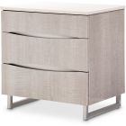 AICO Michael Amini Marin Nightstand Greige