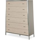 AICO Michael Amini Kathy Ireland Silverlake Village 6 Drawer Chest (CL1A) - CLEARANCE SALE