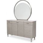 AICO Michael Amini Kathy Ireland Eclipse Sideboard & Mirror