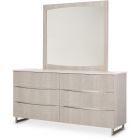 AICO Michael Amini Kathy Ireland Marin Dresser with Mirror (Promo)